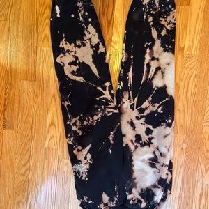 vintage Adidas sweatpants bleach tie-dye unisex sweats active joggers sporty